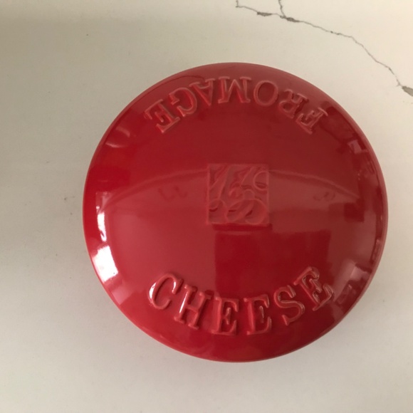 Vintage Gourmet du Village Bistro Collection Brie Baker Cheese Dome Ceramic - Picture 4 of 7